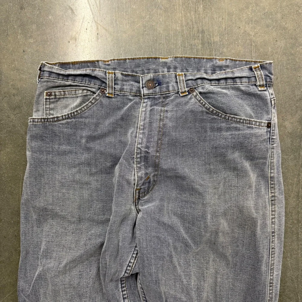 Vintage Levis 550 Relaxed Fit Tapered Leg Jeans Grey Blue 34x30 40550-4714